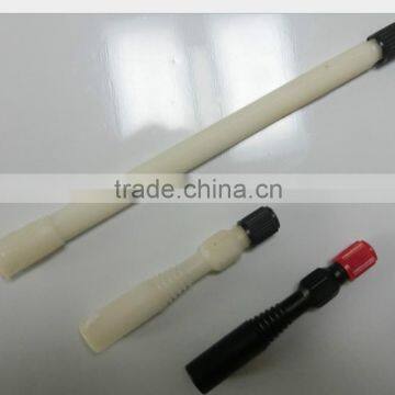 Tire Valve Plastic Valve Extensions White/Black