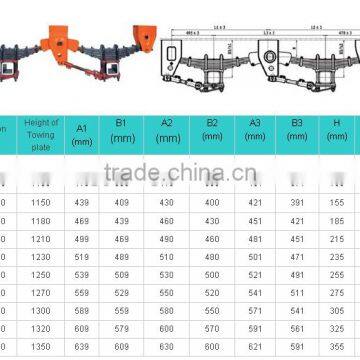 9T 12T BPW Type Suspension for Heavy Duty Trailer photo-6