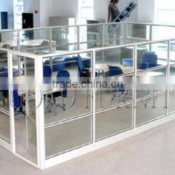 Popular Cheap Office Used Low Half Glass Wall Partition(SZ-WS587)