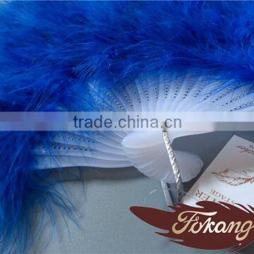 New Products 2016 Arts And Crafts Feather Fans Turkey Marabou Feather Fan For Party Supplies photo-4