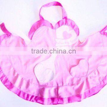 2011 New Design Printed Pink Lovely Children Apron