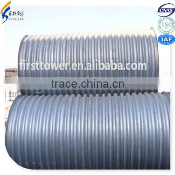 Corrugated galvanized steel culvert pipe