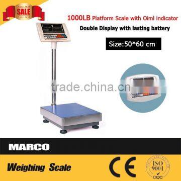 Scale Digital 1000lb Platform Electronic Weigh Scale photo-5