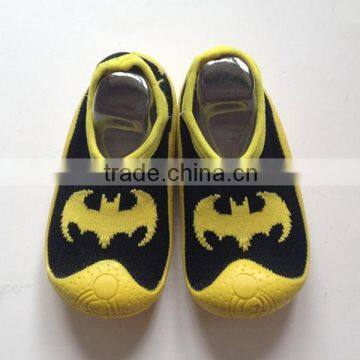 Custom bulk wholesale low cut rubber sole baby sock shoes, baby sock shoes, sock shoes