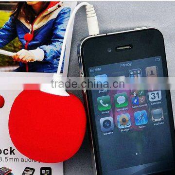 Portable 3.5mm Mini Speaker for Mobile Phone,mini ball mini portable speakers for mobile phones