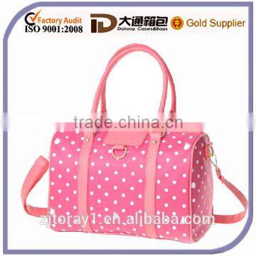 Fashion Style Dot Pink Nylon Wholesale Mummy Bag Made In china