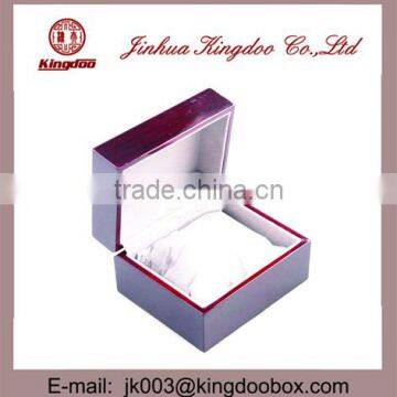 Jinhua Supplier Handmade Rectangular Plastic Watch Box Velvet Pillow Lid photo-4