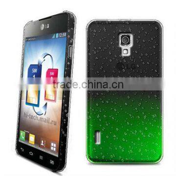 HOT SELLING PC raindrop hard MOBILE PHONE CASE cover for LG P715 Optimus L7 II