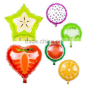 fruits balloon whosesale foil balloon strawberry shape balloon