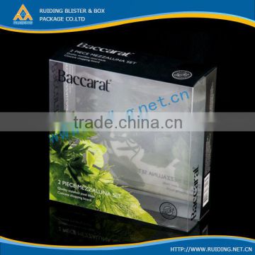 high durable plastic display showcase box