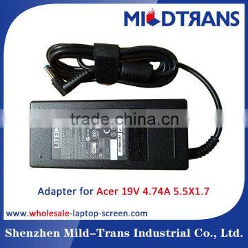 Wholesale High Quality 19V 4.74A 90W 5.5*1.7 Laptop Adapter for Acer Laptop AC Adapter