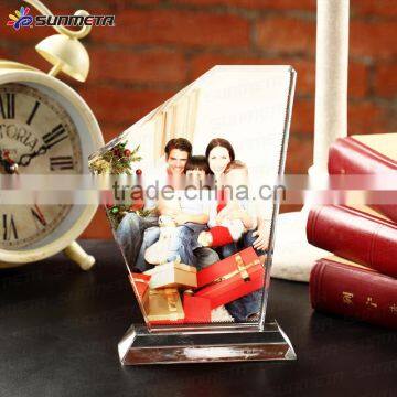 Sunmeta sublimation photo frame heat transfer printing glass wedding photos BSJ11