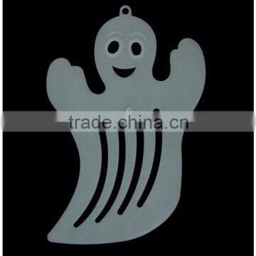 Plastic halloween glow in the dark ghost hanging decoration