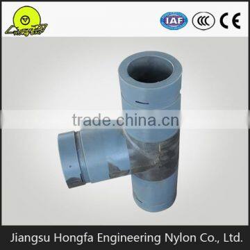 Nylon PA6 3 way pipe connector