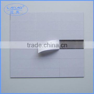 thin magnetic sheet with adhesive