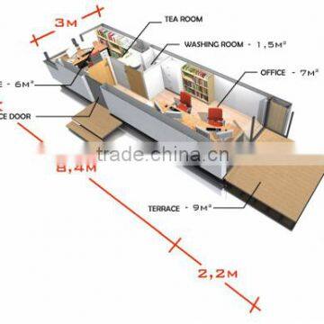 unique office container, shipping container office