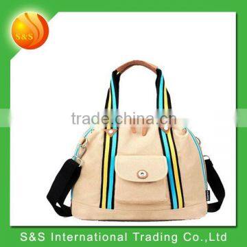 2016 stylish practical lighweight durable canvas travel bag