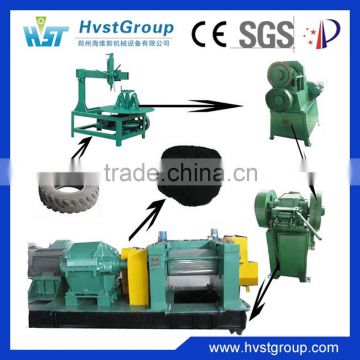 Waste tire recycling rubber powder machine