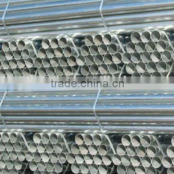 galvanized round shape ERW pipes