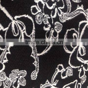 2015 Classic Black&white Knitting Jacquard Fabric for Garment photo-3