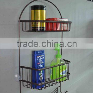 Manufacturer hanging basket shelf high quality bathroom shower rack