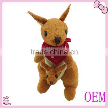 Factory high quality soft kangaroo toy for babies