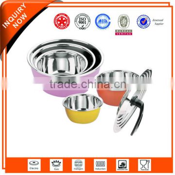 Cheap Stainless Steel condiment basin with colour