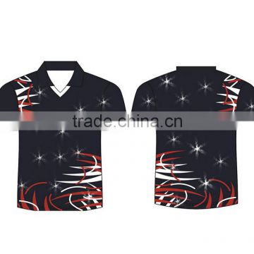 Custom polyester hot sale 100 polyester sublimation sport polo shirt