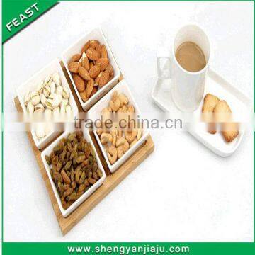 white porcelain plate for snack food