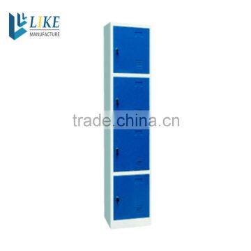 Knock down structure stainless steel four-door metal locker