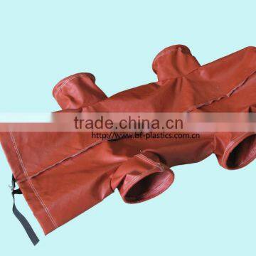 800Celsius Layflat Ventilation Reducing Heater Duct in Red photo-3