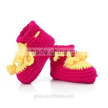 Fashion shoe China wholesale crochet knitting crochet baby shoes S-7