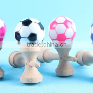 Hot sale colorful football kendama toy