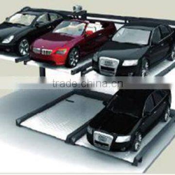 Multi level car stacker parking system