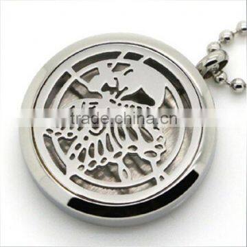 316L Stainless Steel Fantasy Flying Aromatherapy Essential Oils Diffuser Locket Necklace Pendant