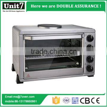 43L professional toaster oven with Rotisserie good quality timer kitchen stainless steel