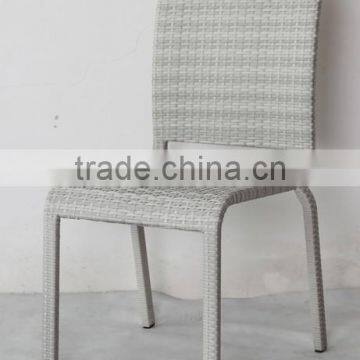 wicker metal frame chair