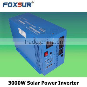 High efficiency and High quality 3000W Professional 12V dc to 230V AC Off grid solar pure sine wave inverter with controller