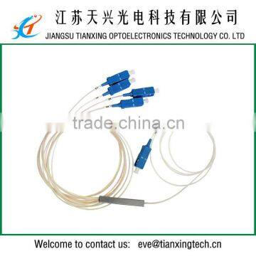China supplier Splitter PLC 1x4 SC/UPC In 1.0m Out 1.0m
