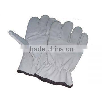 Grey Color truck driver gloves from gloves factory