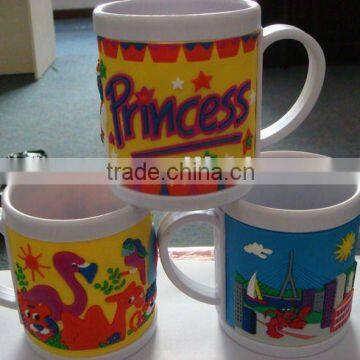 Custom Cheap New Fashion Design Plastic Mug