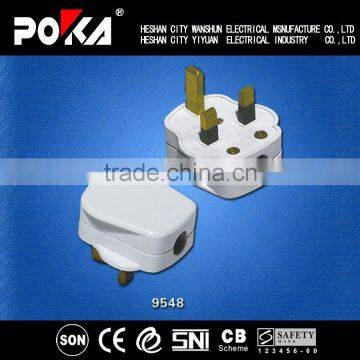 UK Type 3 Pin AC Power Plug , Cable Plug photo-5