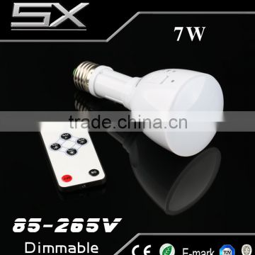 New magic 7w led bulb with battery