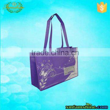 promotion non woven laminated glossy bags/ laminated shopping bag