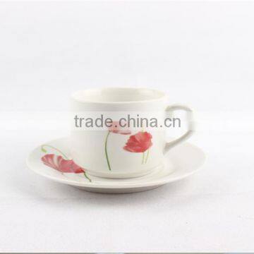 Beautiful tea cup and saucer holder biscuit cup and saucer