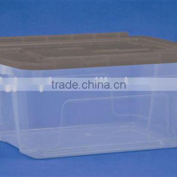 clear plastic storage box with lids supplier