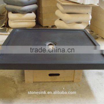 Absolute black deep shower base