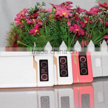 High quality LED Screen 6000mah Li-polymer portable power bank charger