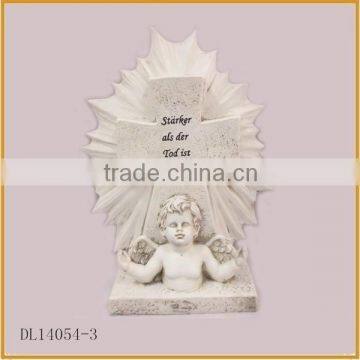 resin cross magnet with angel figurine decoration                        
                                                Quality Choice