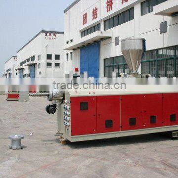 Conical twin screw extruder